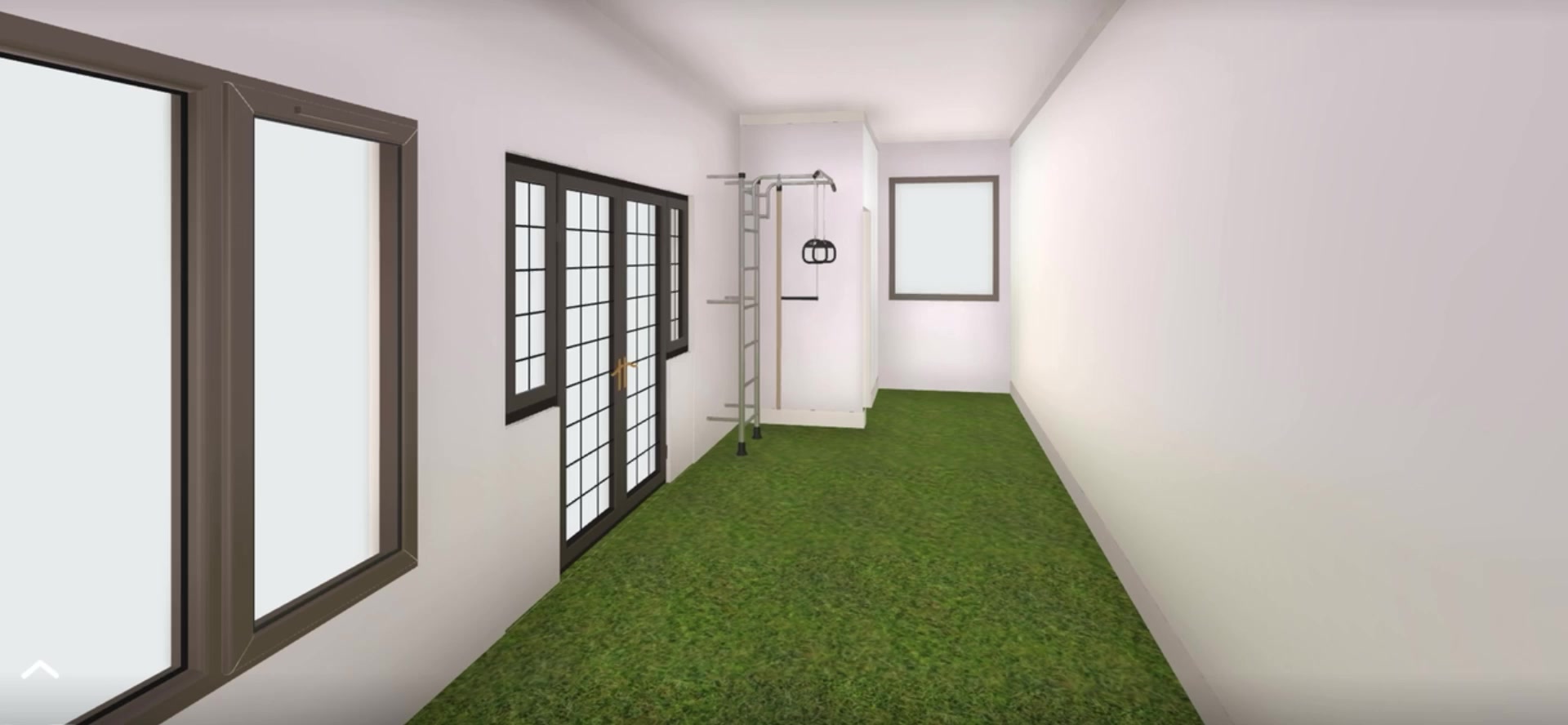 Área externa do modelo 3D